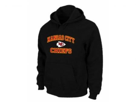 Kansas City Chiefs Heart & Soul Pullover Hoodie Black