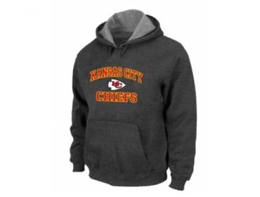 Kansas City Chiefs Heart & Soul Pullover Hoodie D.Grey
