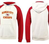 Kansas City Chiefs Heart & Soul Pullover Hoodie White & Red