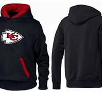 Kansas City Chiefs Logo Pullover Hoodie Black & Red