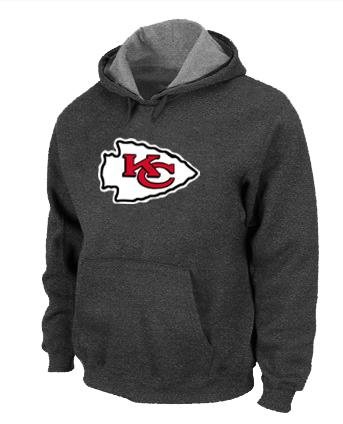 Kansas City Chiefs Logo Pullover Hoodie D.Grey