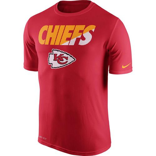 Kansas City Chiefs Nike Red Legend Staff Practice Performance T-Shirt