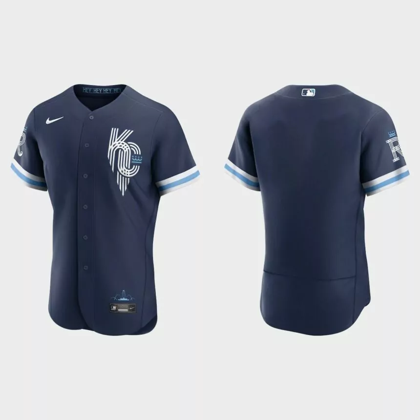 Kansas City Royals 2022 City Connect Authentic Jersey – Navy