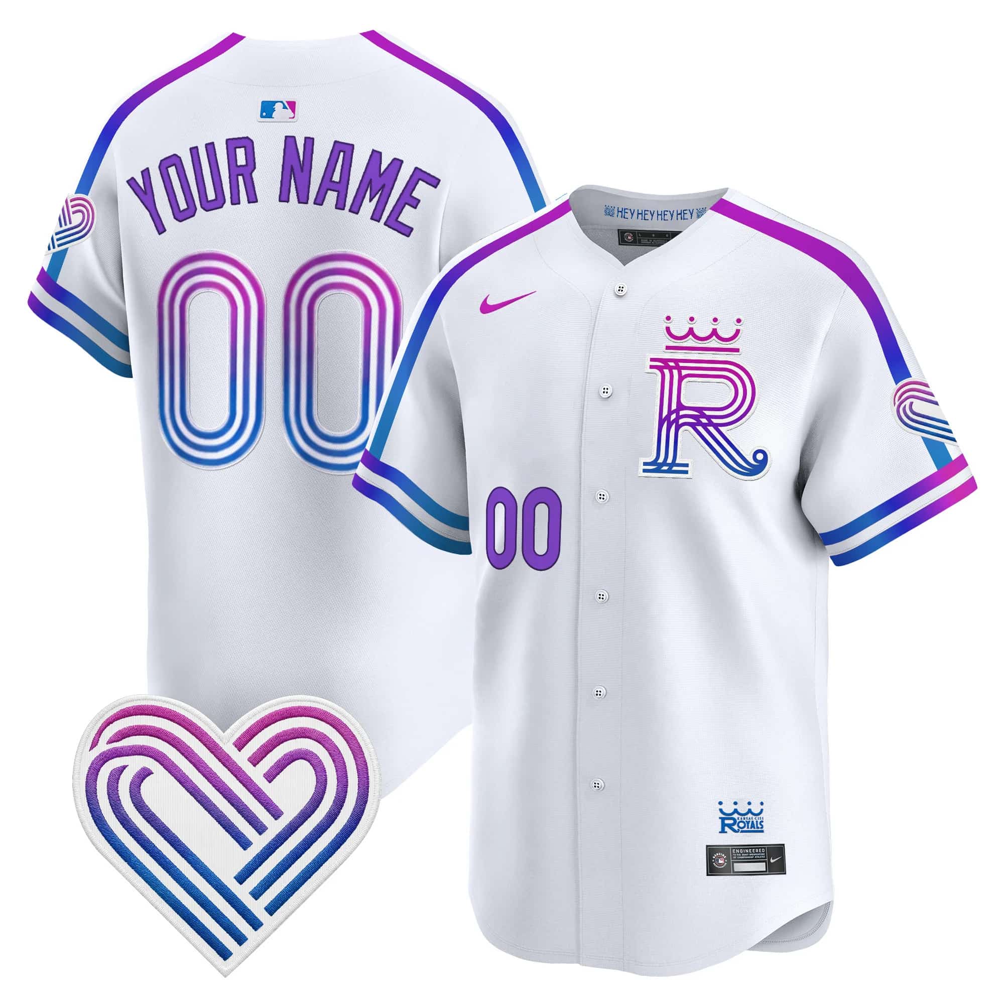 Kansas City Royals 2026 City Connect Vapor Premier Limited Custom Jersey - All Stitched