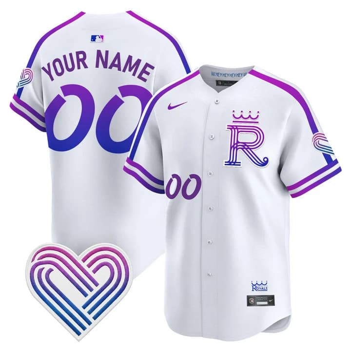 Kansas City Royals 2026 City Connect Vapor Premier Limited Custom Jersey - All Stitched
