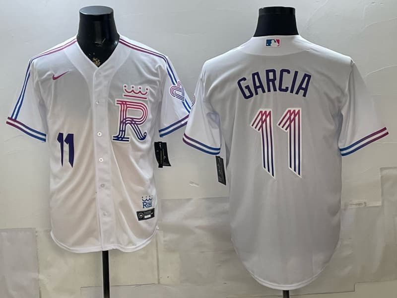 Kansas City Royals 2026 City Connect Vapor Premier Limited Jersey -  All Stitched Maikel Garcia 11
