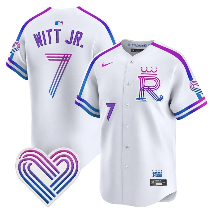 Kansas City Royals 2026 City Connect Vapor Premier Limited Jersey - All Stitched Bobby Witt Jr.7