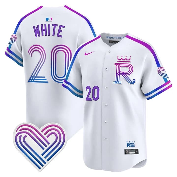 Kansas City Royals 2026 City Connect Vapor Premier Limited Jersey - All Stitched Frank White  20