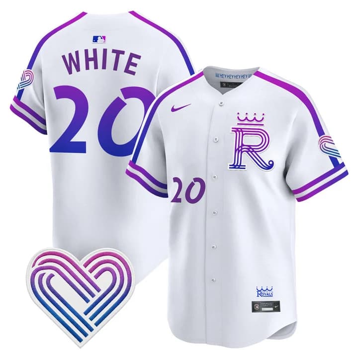 Kansas City Royals 2026 City Connect Vapor Premier Limited Jersey - All Stitched Frank White