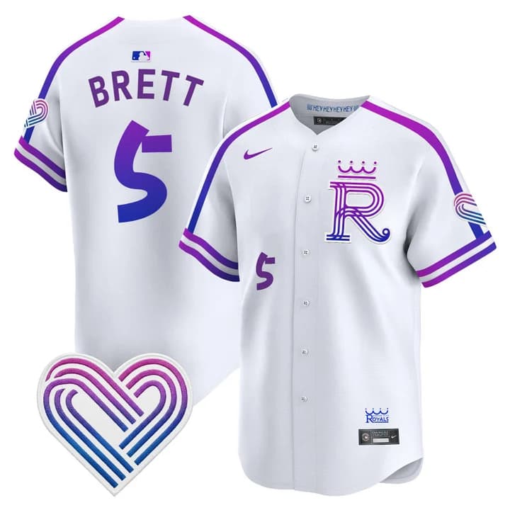 Kansas City Royals 2026 City Connect Vapor Premier Limited Jersey - All Stitched George Brett