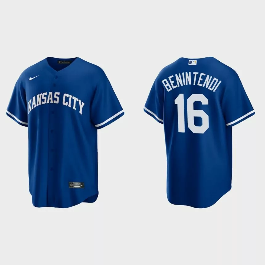 Kansas City Royals Andrew Benintendi Replica Alternate Jersey – Royal