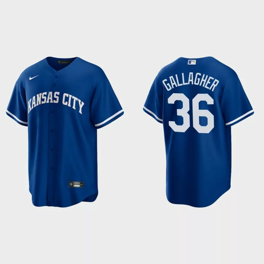 Kansas City Royals Cam Gallagher Replica Alternate Jersey – Royal