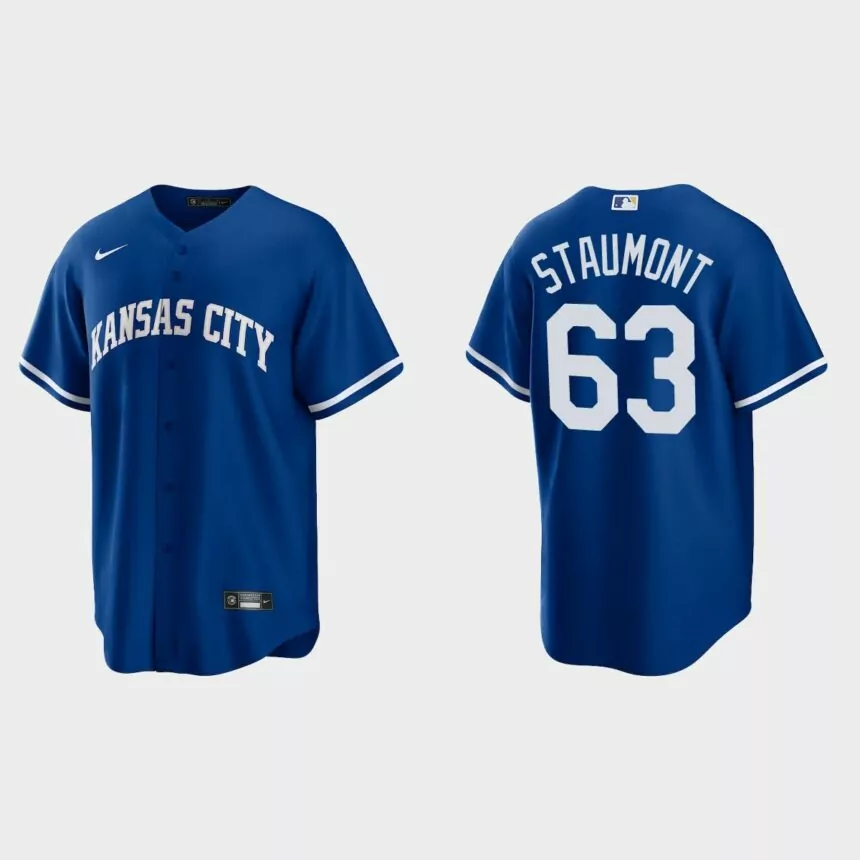 Kansas City Royals Josh Staumont Replica Alternate Jersey – Royal