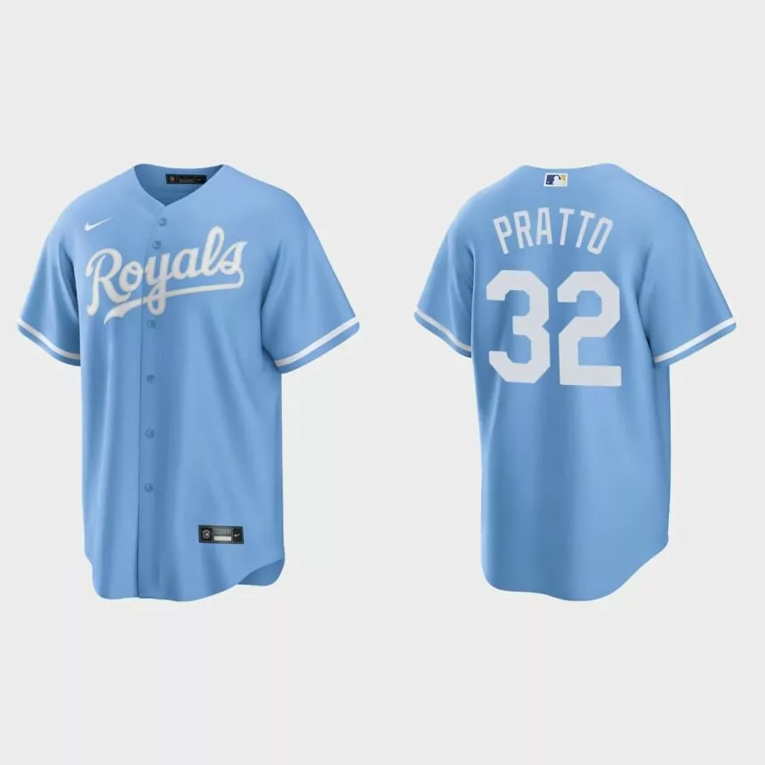 Kansas City Royals Nick Pratto Replica Alternate Jersey – Blue