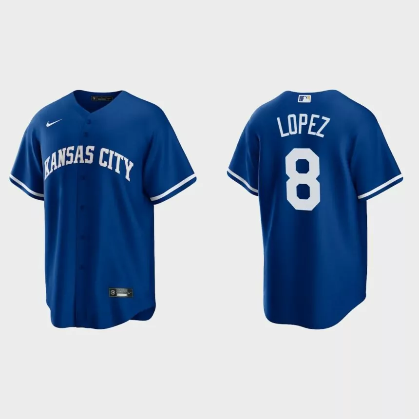 Kansas City Royals Nicky Lopez Replica Alternate Jersey – Royal