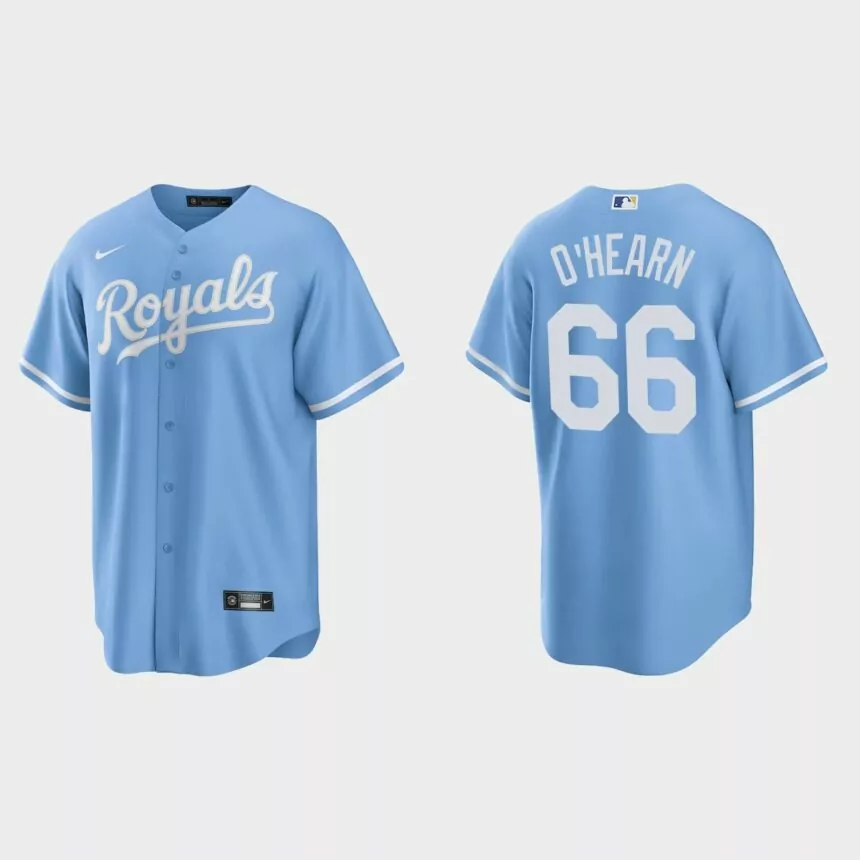Kansas City Royals Ryan O’Hearn Replica Alternate Jersey – Blue
