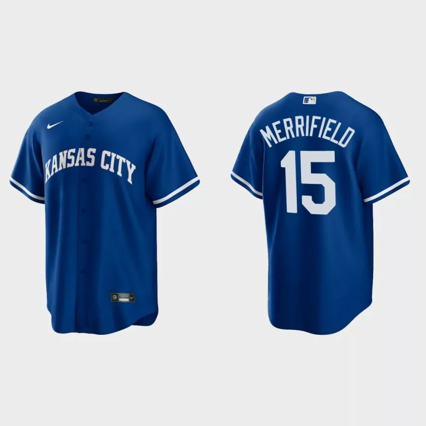 Kansas City Royals Whit Merrifield Replica Alternate Jersey – Royal