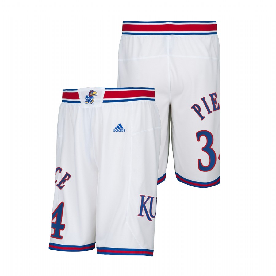 Kansas Jayhawks Paul Pierce White Men College Basketball Alumni Shorts