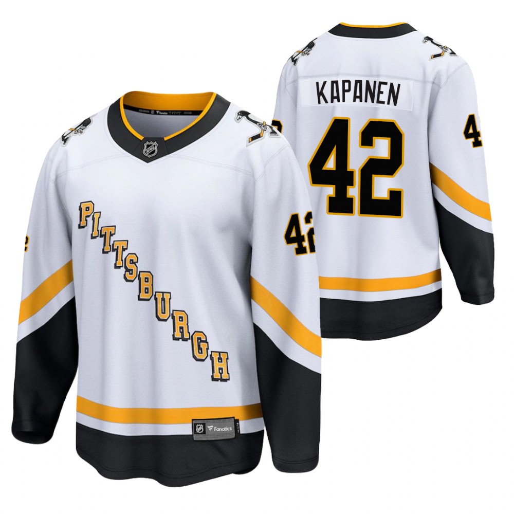 Kasperi Kapanen Penguins 2021 Special Edition White Jersey