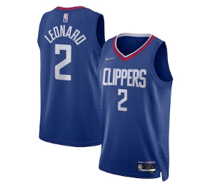 Kawhi Leonard LA Clippers Nike 2021-22 Diamond Swingman Jersey - Icon Edition - Royal