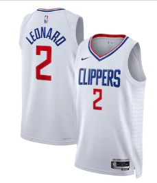 Kawhi Leonard LA Clippers Nike Unisex Swingman Jersey - Association Edition - White
