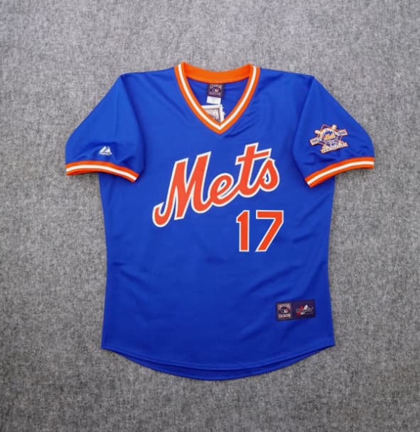 Keith Hernandez 1986 New York Mets Men's Alternate Blue 25th Cooperstown Jersey
