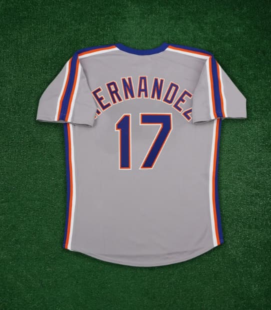 Keith Hernandez 1988 New York Mets Grey Road Men's  Cooperstown Jersey