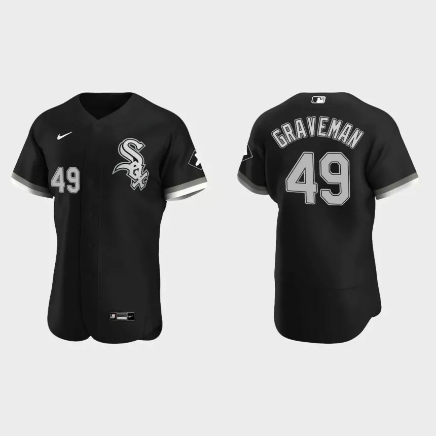 Kendall Graveman Chicago White Sox Authentic Alternate Jersey – Black