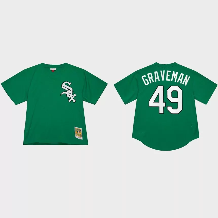 Kendall Graveman Chicago White Sox St. Patrick’s Day Authentic Jersey – Green