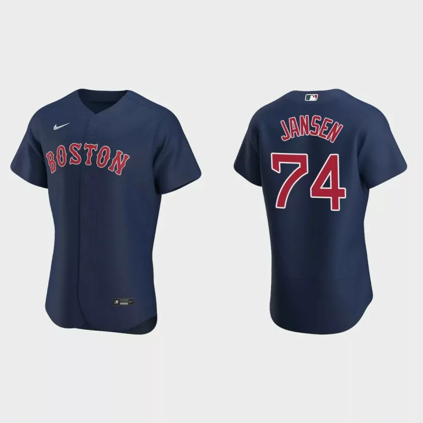 Kenley Jansen Boston Red Sox Authentic Alternate Jersey – Navy
