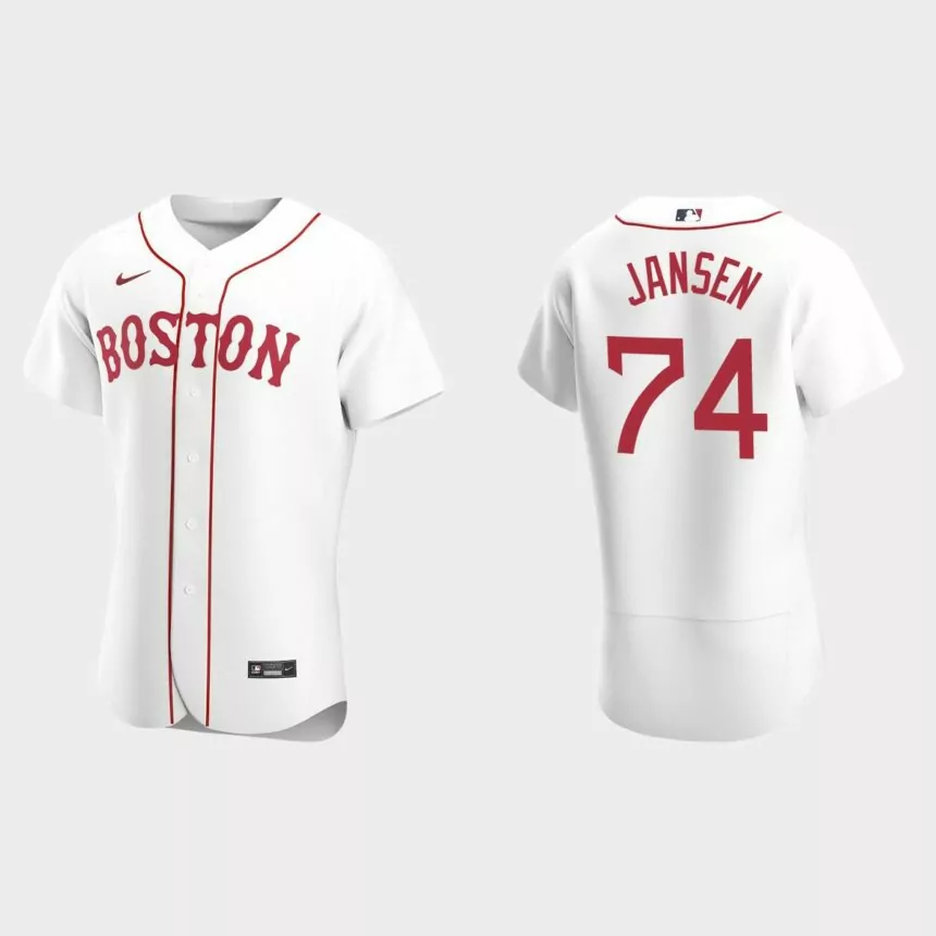 Kenley Jansen Boston Red Sox Authentic Alternate Jersey – White