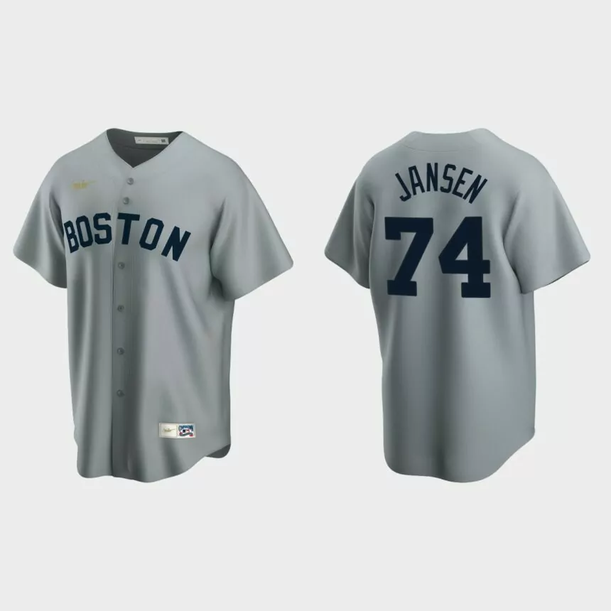 Kenley Jansen Boston Red Sox Cooperstown Collection Road Jersey – Gray