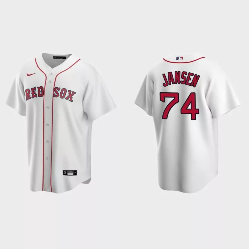 Kenley Jansen Boston Red Sox Replica Home Jersey – White