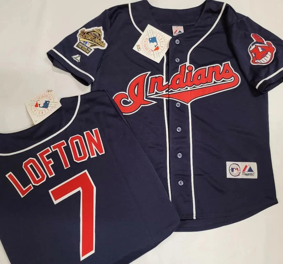 Kenny Lofton 1995 Cleveland Indians World Series  Jersey