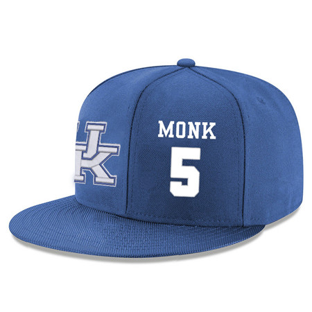 Kentucky Wildcats 5 Malik Monk Blue Adjustable Hat