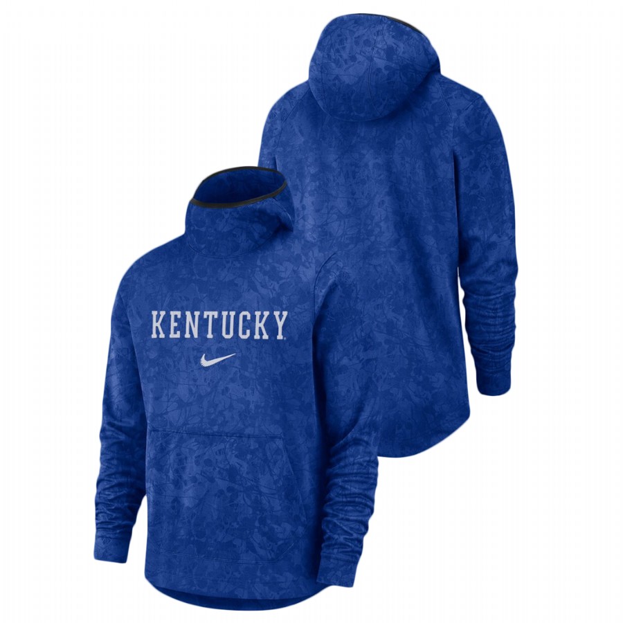 Kentucky Wildcats Basketball Spotlight Team Logo Pullover Men's Royal Hoodie