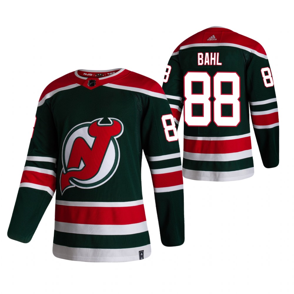 Kevin Bahl New Jersey Devils Reverse Retro Green Men's Jersey Authentic