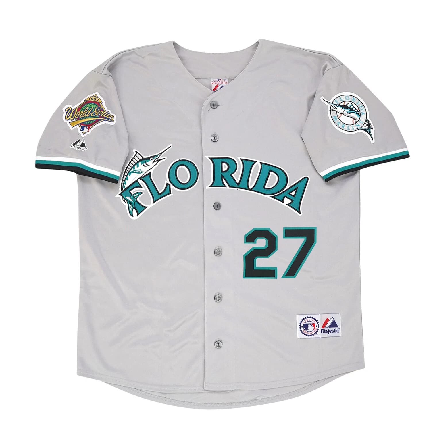 Kevin Brown 1997 Florida Marlins Home Road Alt World Series Jersey Men's