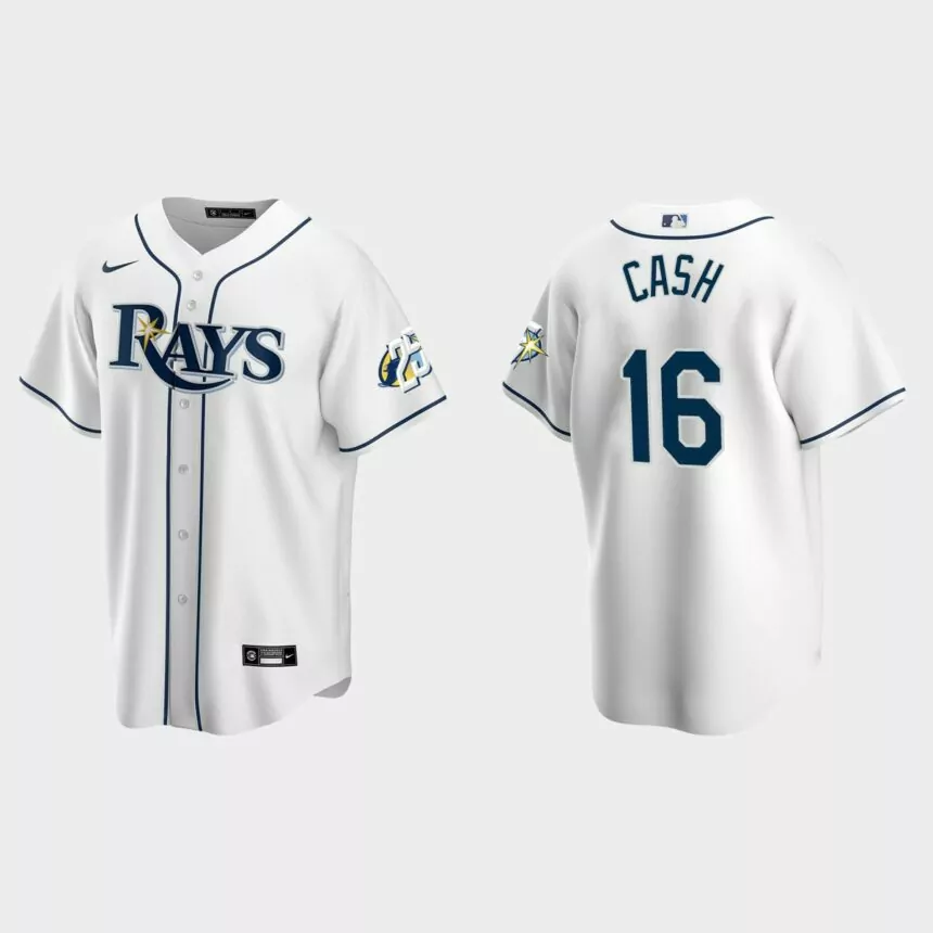 Kevin Cash Tampa Bay Rays 25th Anniversary Replica Jersey – White