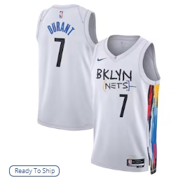 Kevin Durant Brooklyn Nets Nike Unisex 2022 23 Swingman Jersey