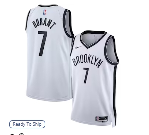 Kevin Durant Brooklyn Nets Nike Unisex Swingman Jersey - Association Edition - White