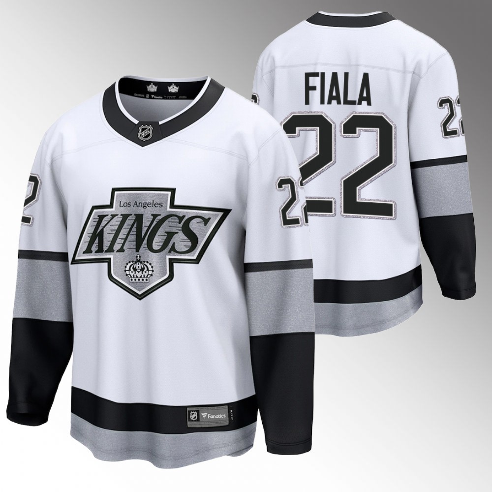 Kevin Fiala Jersey Los Angeles Kings Away White 2022