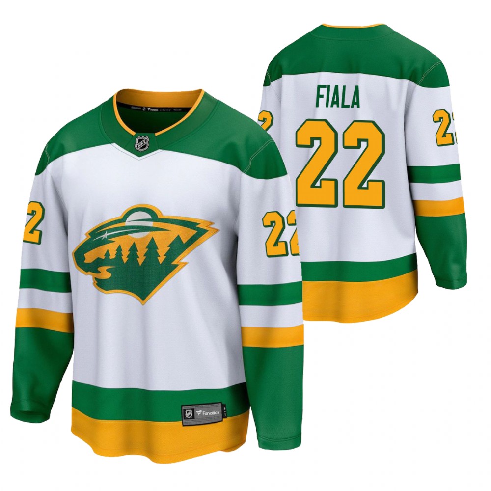 Kevin Fiala Wild 2021 Reverse Retro White Jersey Special Edition