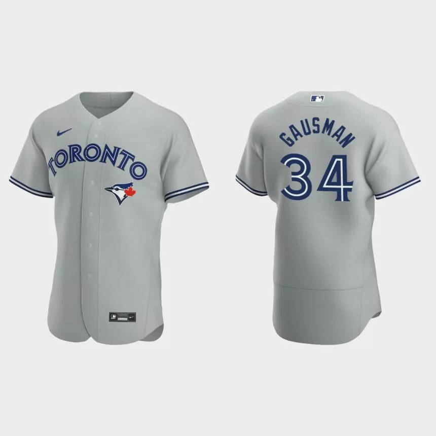Kevin Gausman Toronto Blue Jays Authentic Road Jersey – Gray