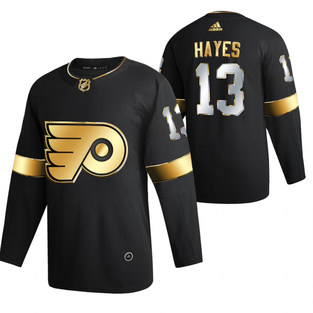 Kevin Hayes Philadelphia Flyers Black 2021 Golden Edition Jersey Limited Authentic