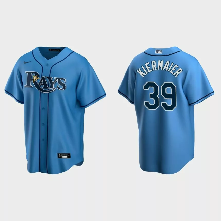 Kevin Kiermaier #39 Tampa Bay Rays Alternate Replica Jersey – Light Blue