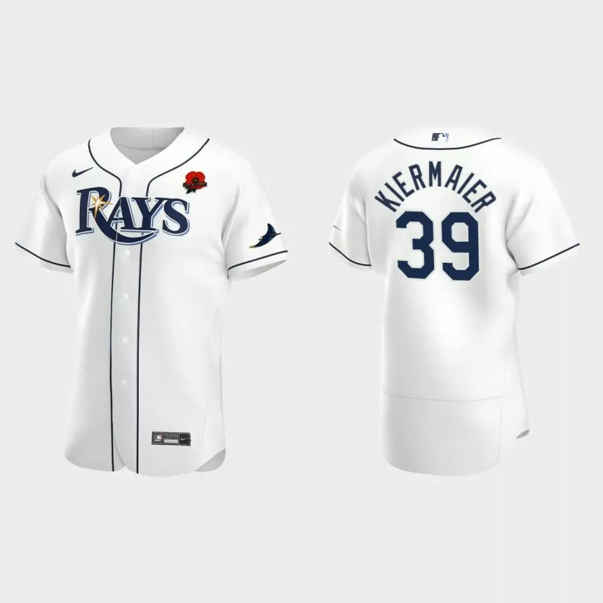 Kevin Kiermaier Tampa Bay Rays 2021 Memorial Day Authentic Jersey – White