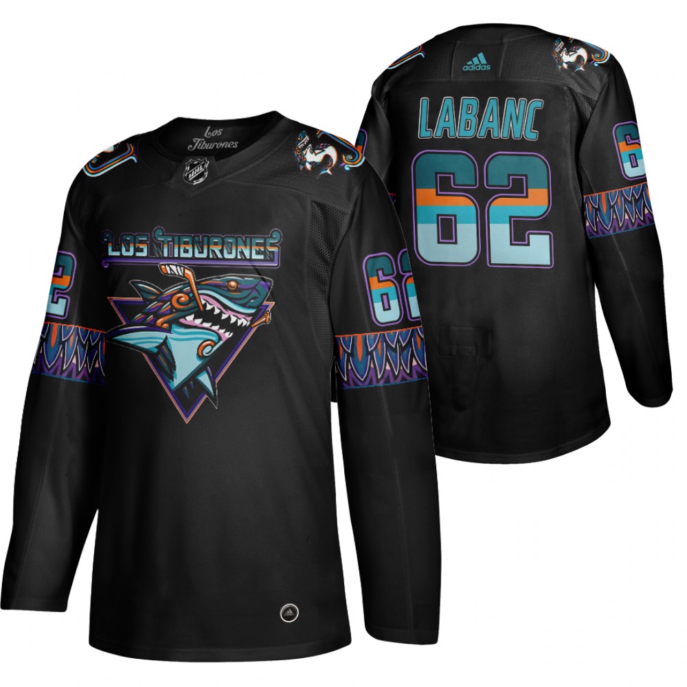 Kevin Labanc San Jose Sharks Los Tiburones Hockey Labanc Jersey