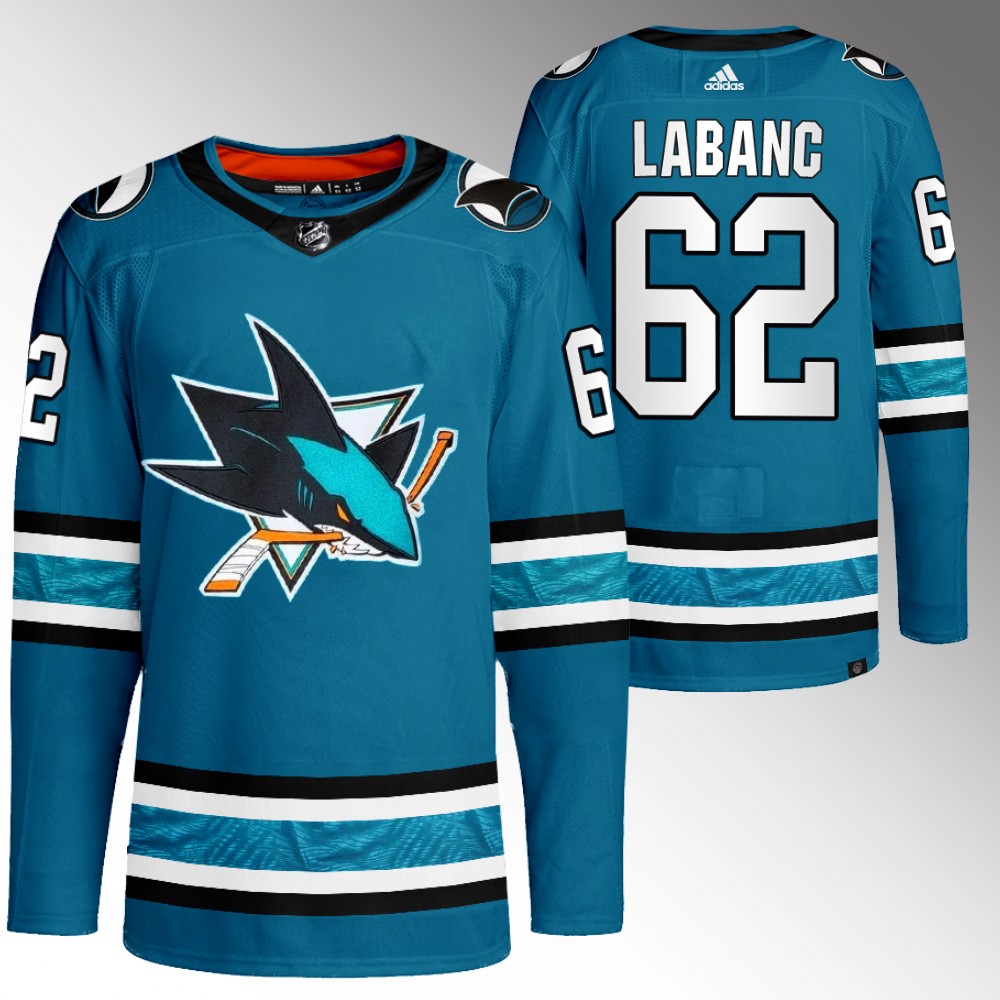 Kevin Labanc San Jose Sharks Teal Home Primegreen Authentic Jersey
