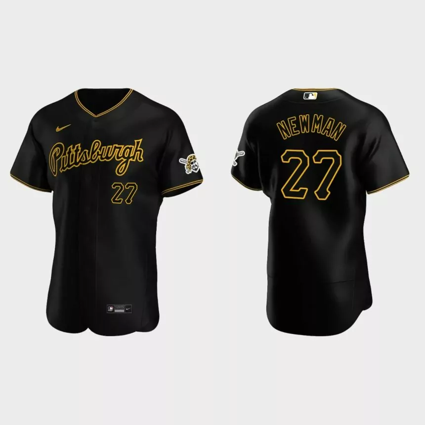 Kevin Newman Pittsburgh Pirates Authentic Alternate Jersey – Black
